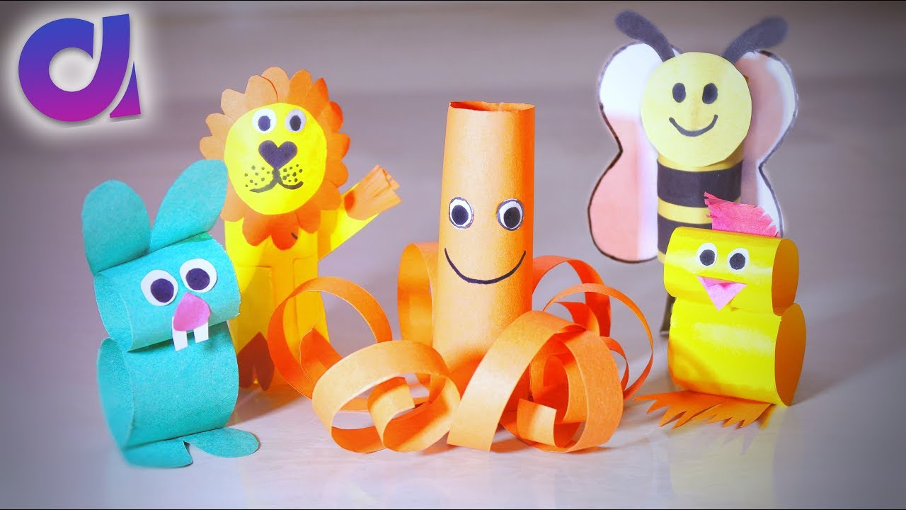 Paper Makes For Kids
 5 COOLEST PAPER TOYS FOR KIDS you can make at home