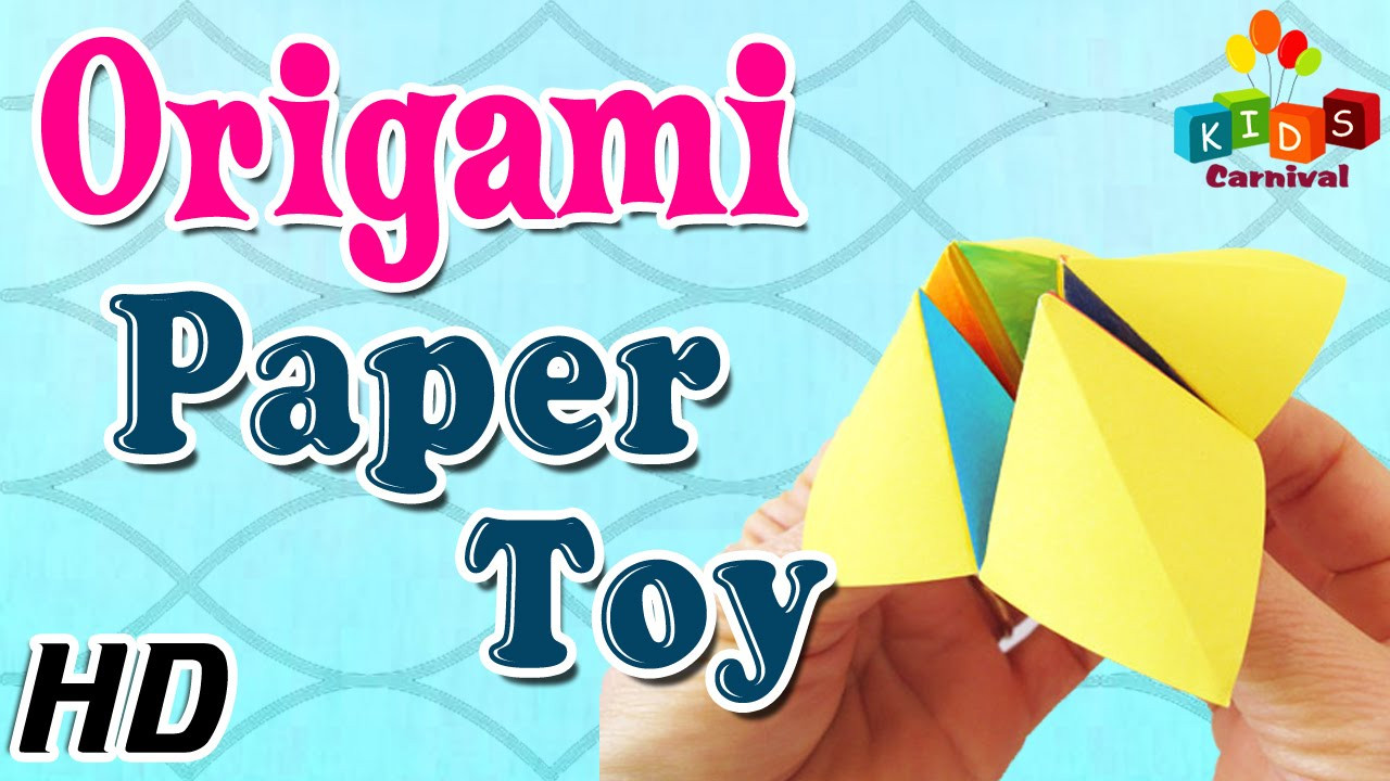 Paper Makes For Kids
 Origami How To Make PAPER TOY Simple Tutorials In
