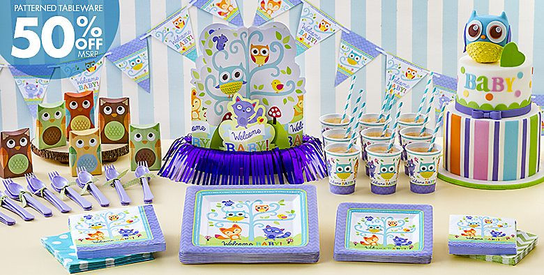 Party City Baby Shower Boy
 Baby Shower Themes Baby Shower Tableware Party City