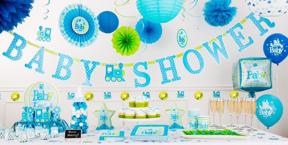 Party City Baby Shower Boy
 Wel e Baby Boy Baby Shower Party Supplies Party City