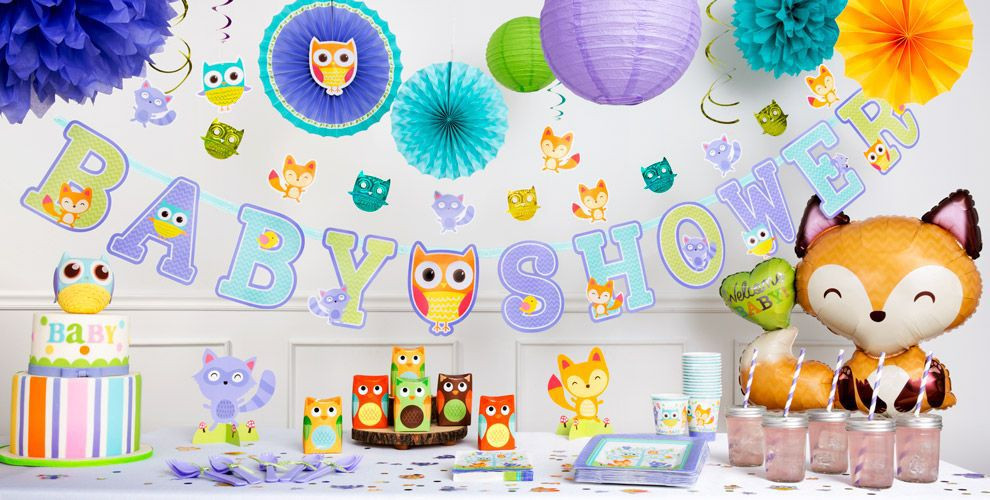 Party City Baby Shower Decoration Ideas
 Woodland Baby Shower Decorations Party City