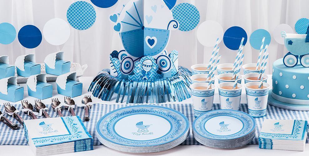 Party City Baby Shower Decoration Ideas
 Celebrate Boy Baby Shower Supplies Party City