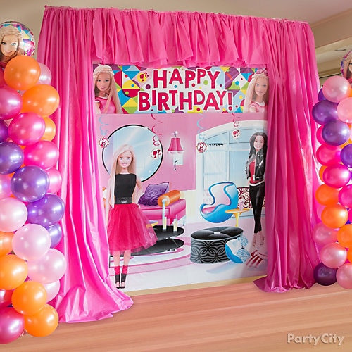 Party City Girl Birthday Decorations
 Barbie Runway Decorating Idea Party City