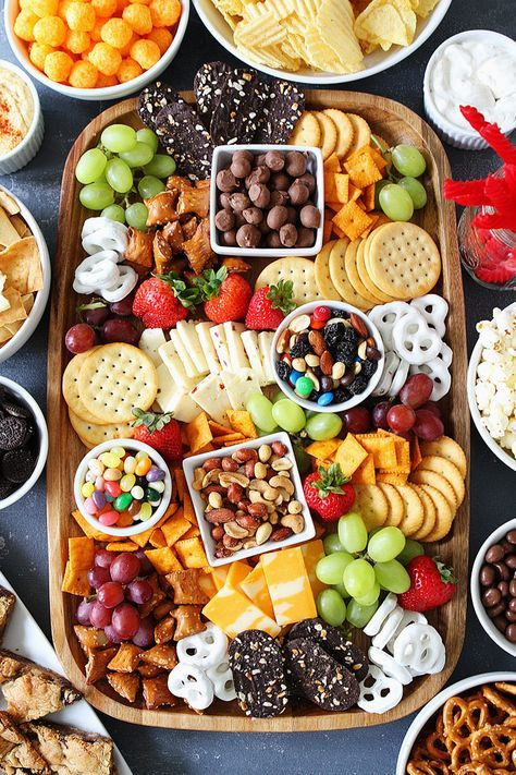 Party Foods Ideas
 How to Make a Sweet and Salty Snack Board Recipe