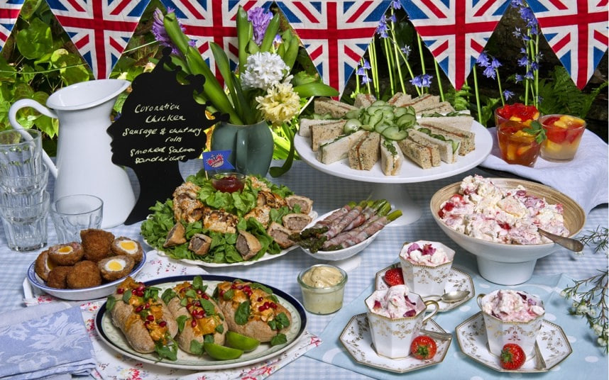 Party Foods Ideas
 Queen s Diamond Jubilee classic party snacks Telegraph