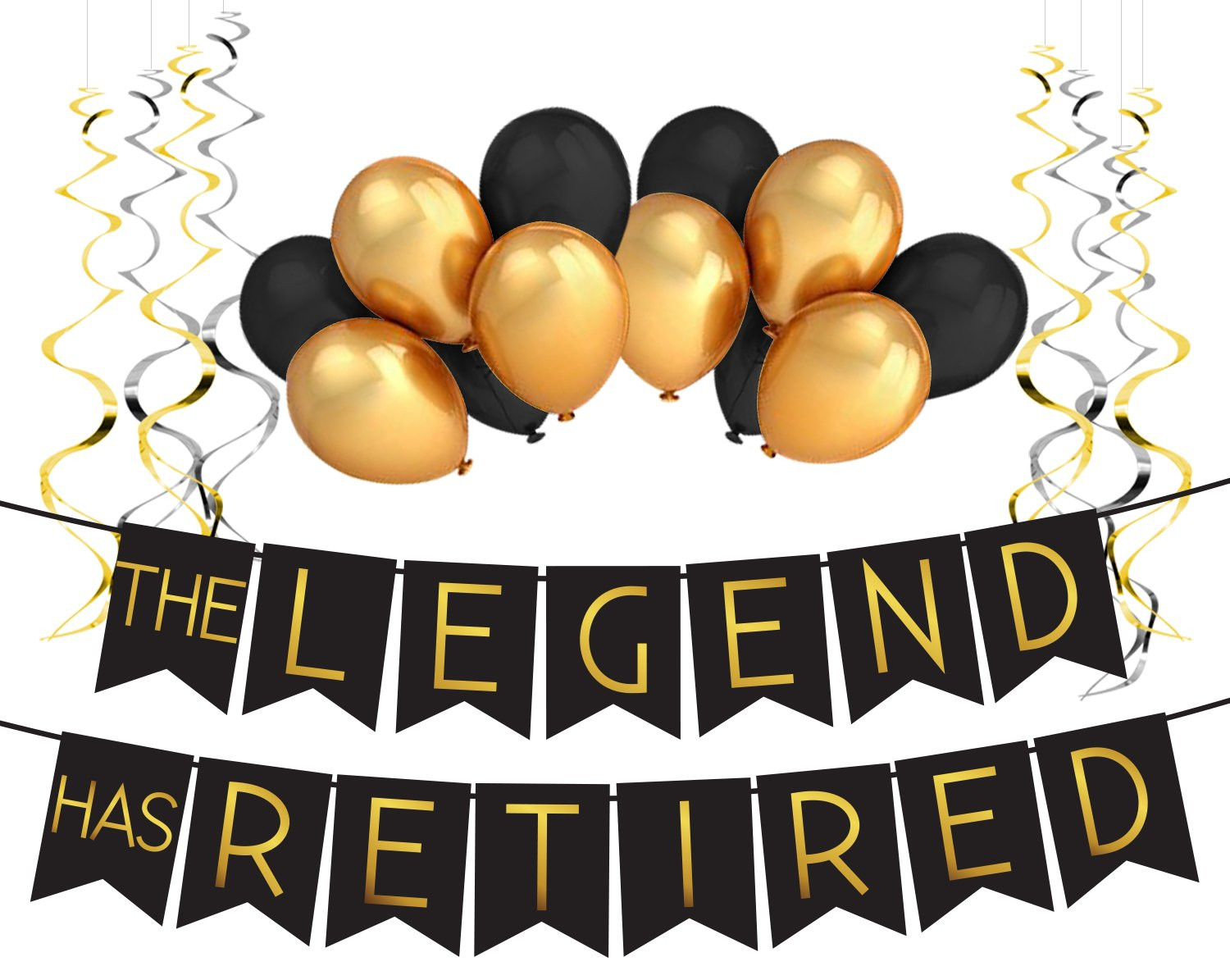 Party Ideas For Retirement
 “The Legend Has Retired” Retirement Decoration Pack
