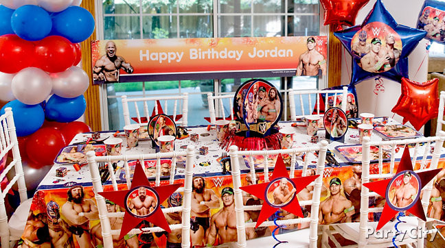 Partycity.com Birthday Party Supplies
 WWE Party Ideas Guide Party City