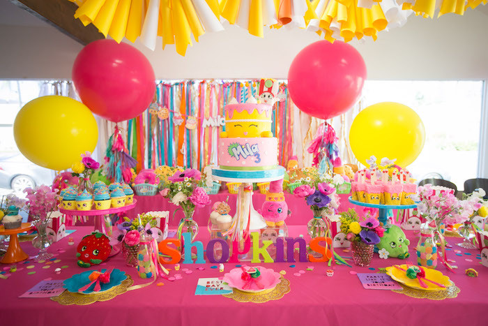 Partycity.com Birthday Party Supplies
 Kara s Party Ideas Floral Shopkins Birthday Party