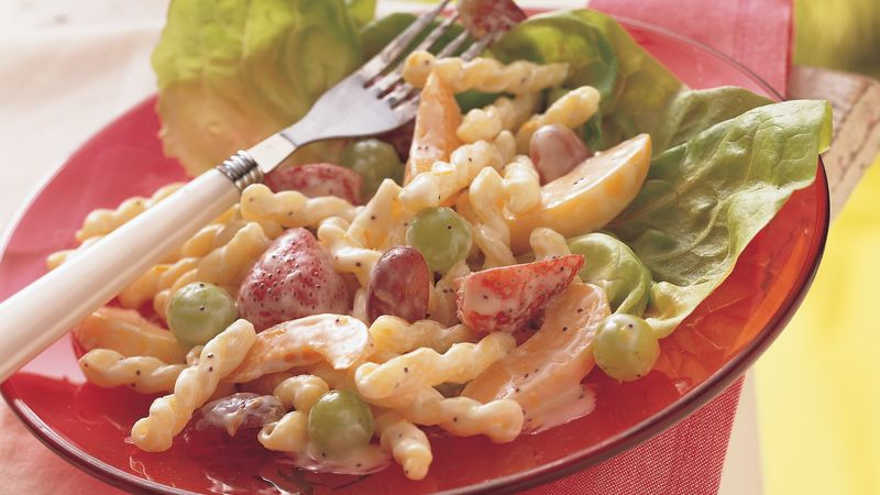 Pasta Fruit Salad
 Fruit and Pasta Salad with Yogurt Recipe BettyCrocker
