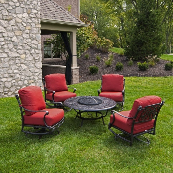 Patio Set With Fire Pit
 St Augustine Fire Pit Set