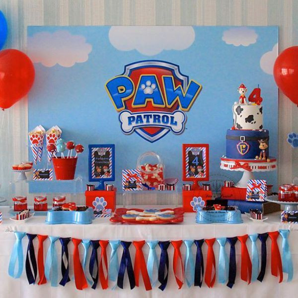Paw Patrol 1St Birthday Party Ideas
 Paw Patrol 4th Birthday Party … in 2019