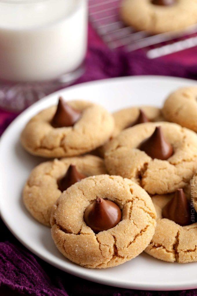 Peanutbutter Kiss Cookies Recipe
 Peanut Butter Blossoms Cookie Recipe The Chunky Chef