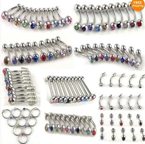 Peircings Body Jewelry
 Aliexpress Buy 100pcs wholesale body jewelry lots