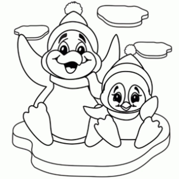 Penguin Coloring Pages For Kids
 Penguins coloring pages to and print for free