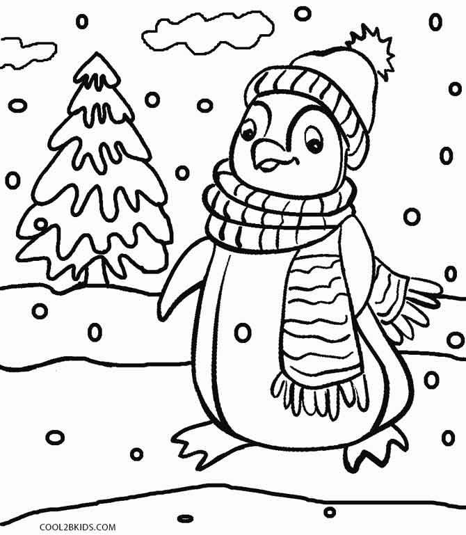 Penguin Coloring Pages For Kids
 Printable Penguin Coloring Pages For Kids