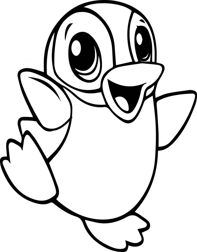 Penguin Coloring Pages For Kids
 Cute Animal Coloring Pages Best Coloring Pages For Kids