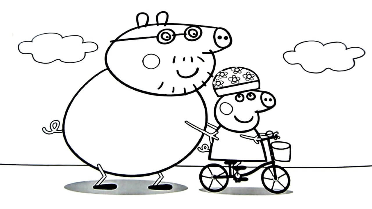 Peppa Pig Coloring Pages For Kids
 30 Printable Peppa Pig Coloring Pages You Won t Find Anywhere