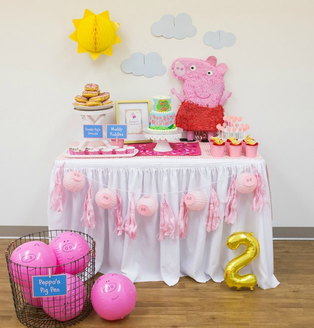 Peppa Pig Decorations Birthday
 16 Peppa Pig Birthday Party Ideas Pretty My Party