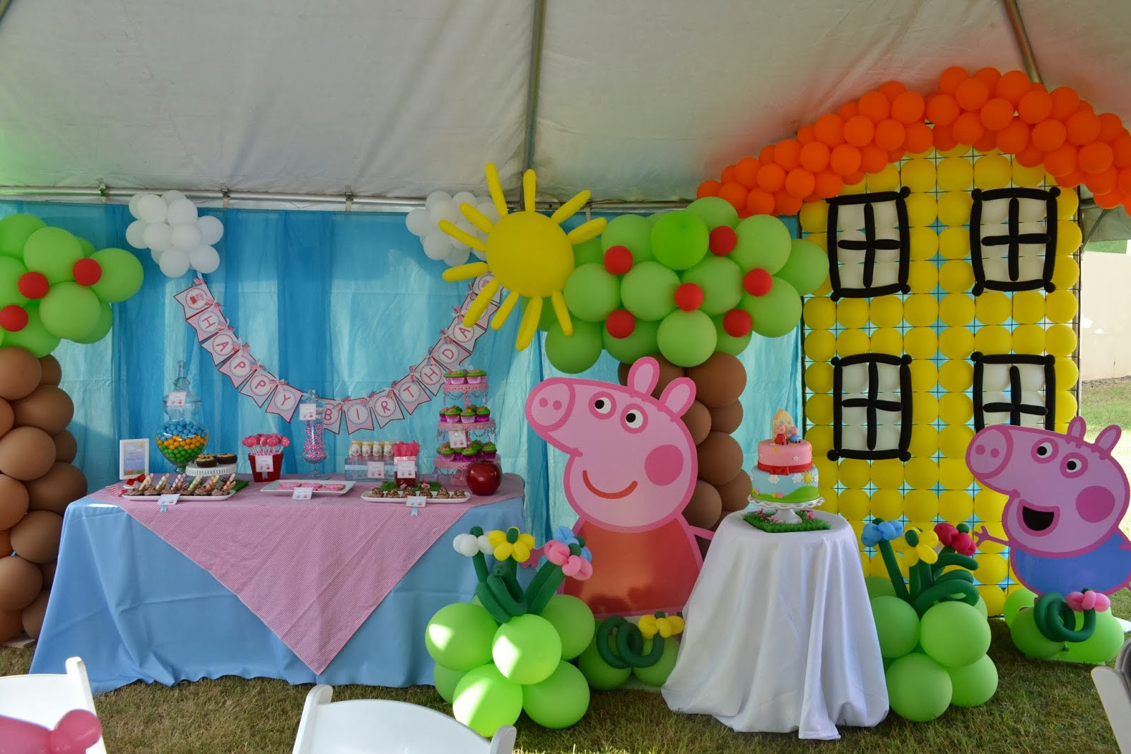 Peppa Pig Decorations Birthday
 Partylicious Events PR Peppa Pig Party