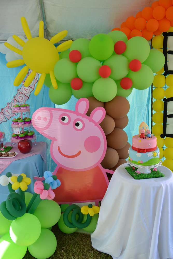 Peppa Pig Decorations Birthday
 Peppa Pig Birthday Party Ideas 29 of 41