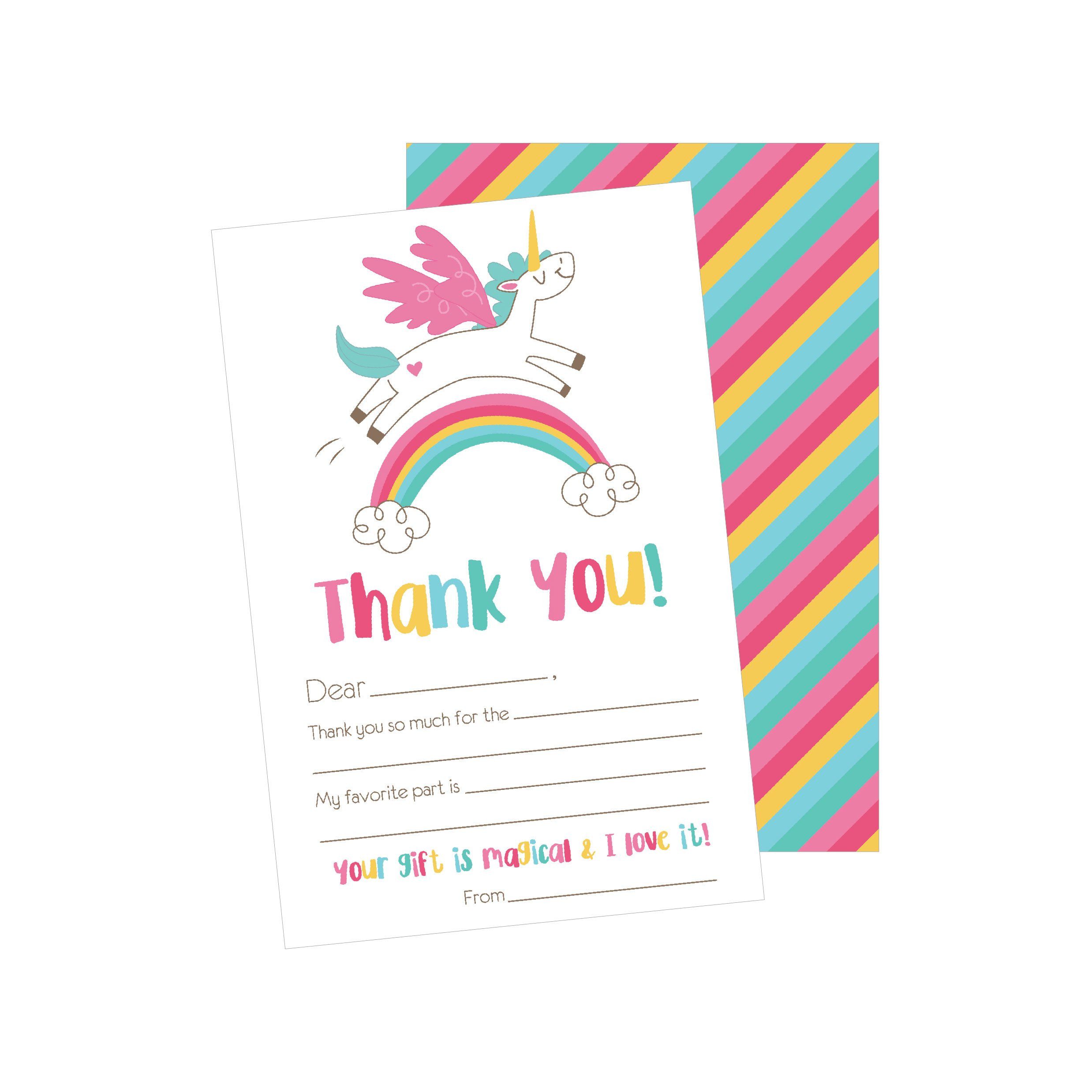 Personalized Gift Cards For Kids
 Amazon Fill in the Blank Thank You Notes for Kids