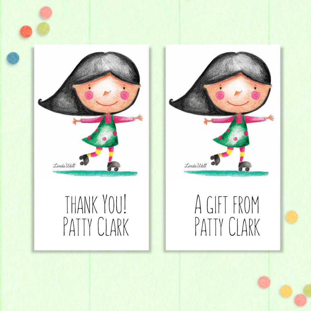 Personalized Gift Cards For Kids
 Personalized Mini Cards rollers rollers birthday Kids