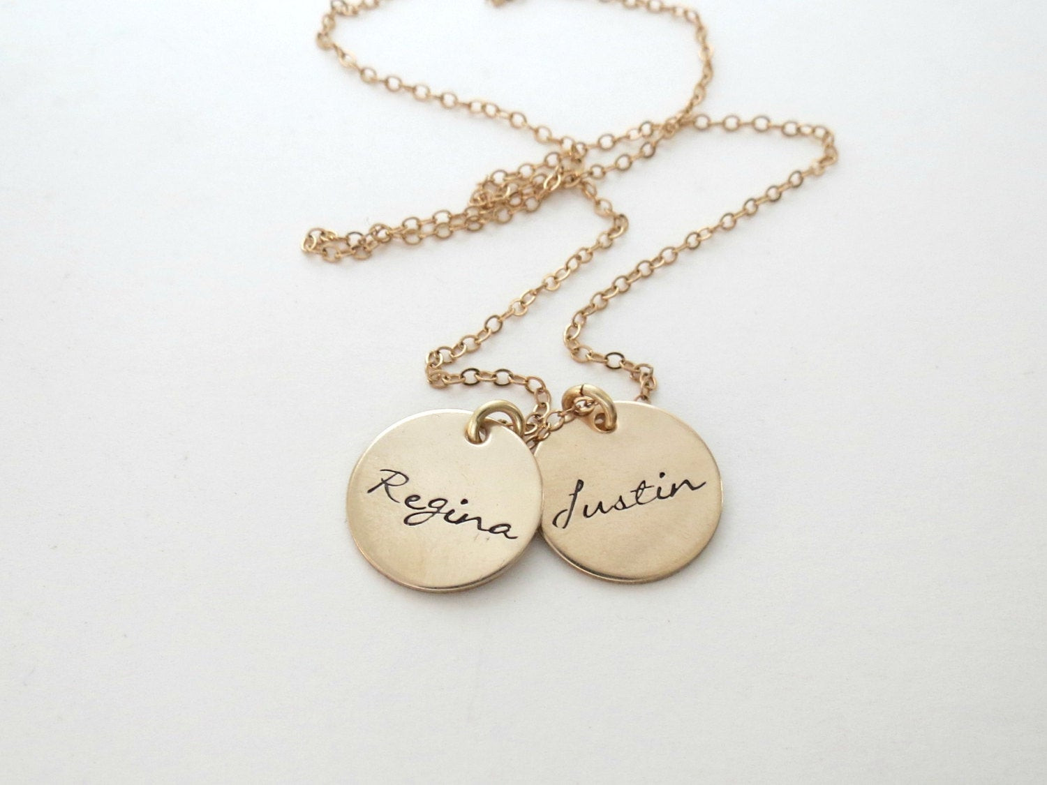 Personalized Gold Necklace
 Personalized Gold Necklace Custom Name Necklace Mothers