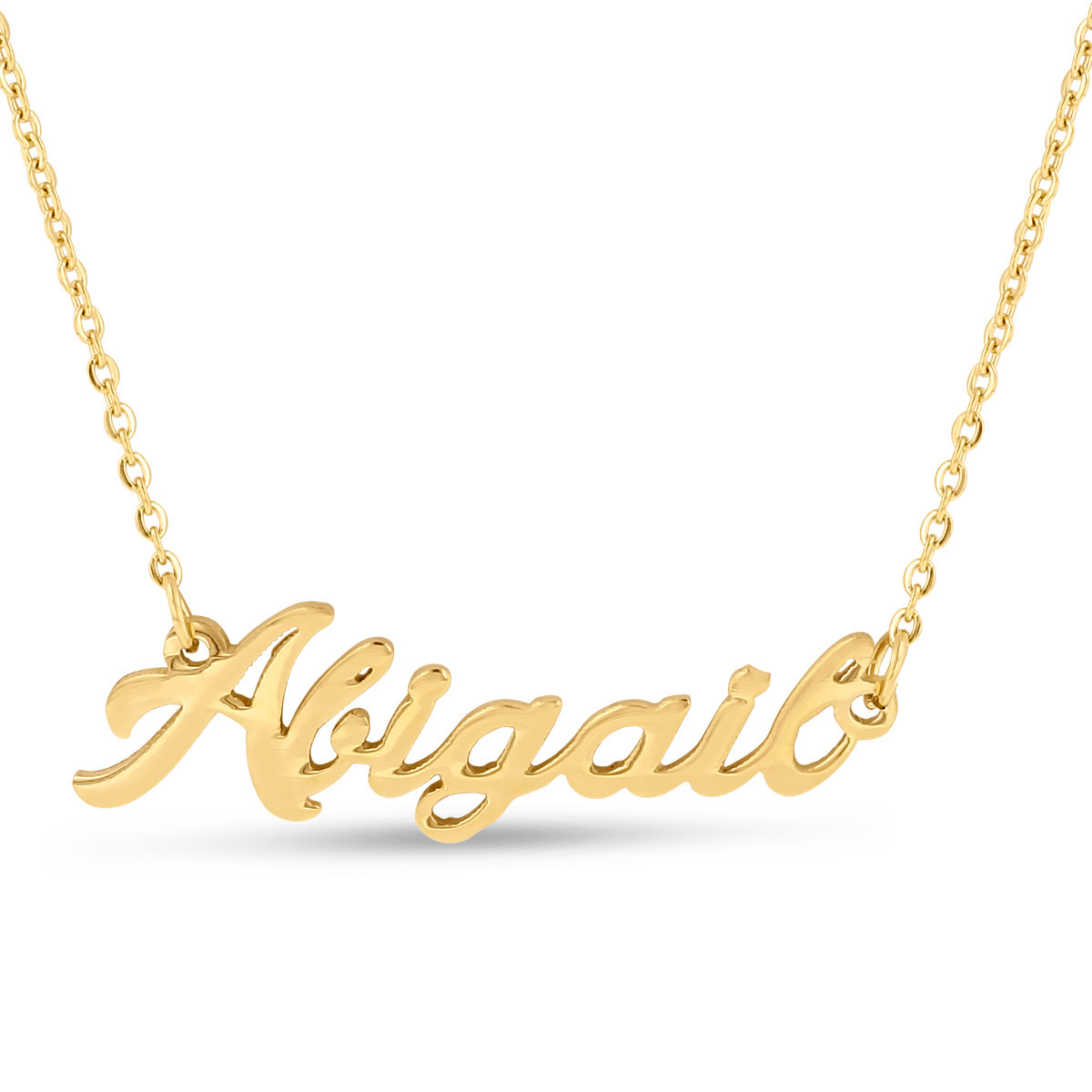 Personalized Gold Necklace
 Personalized Name Necklace Silver Gold Plated 100 Names