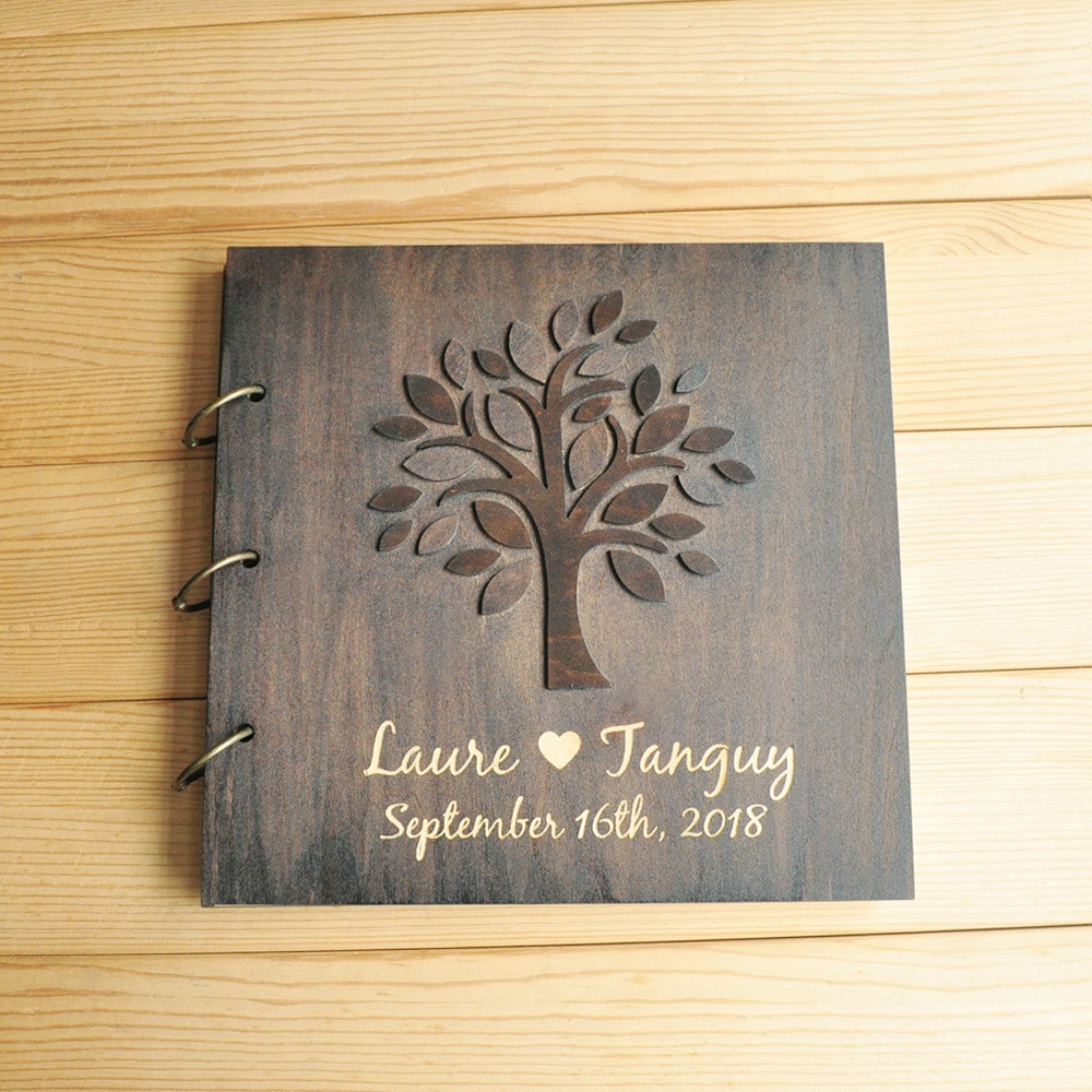 Personalized Guest Book For Wedding
 Personalized Wedding Tree Guest Book Custom Wedding