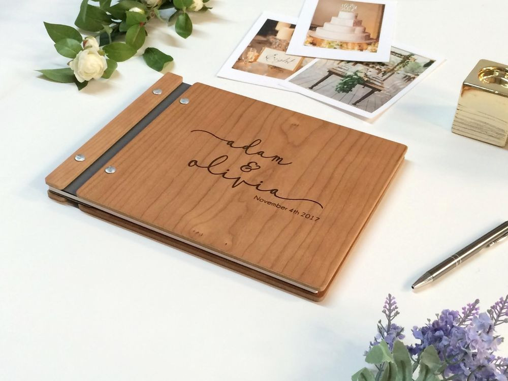 Personalized Guest Book For Wedding
 Personalized Wedding guest book Modern Guest Book