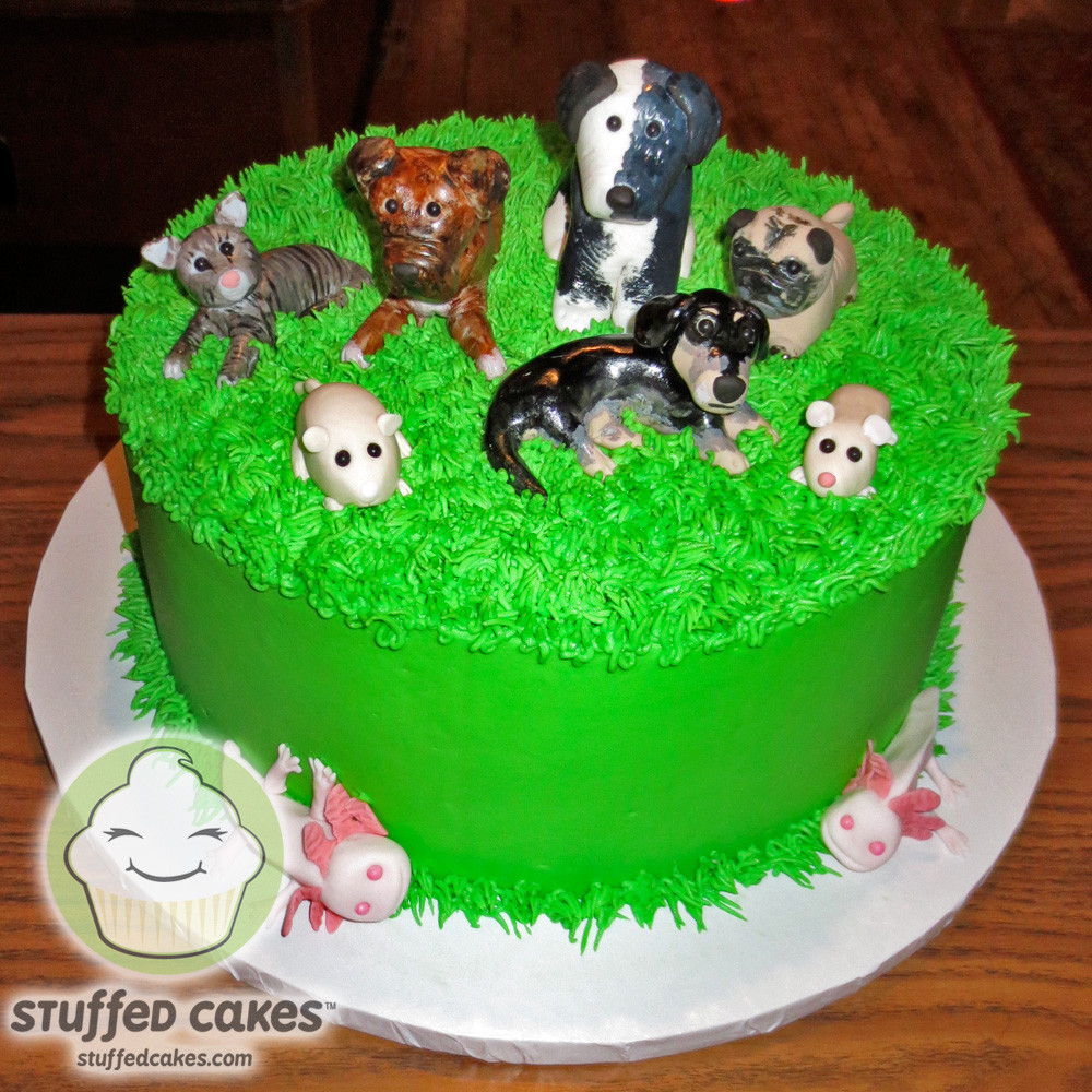 Pet Birthday Cakes
 Stuffed Cakes Favorite Pets Cake