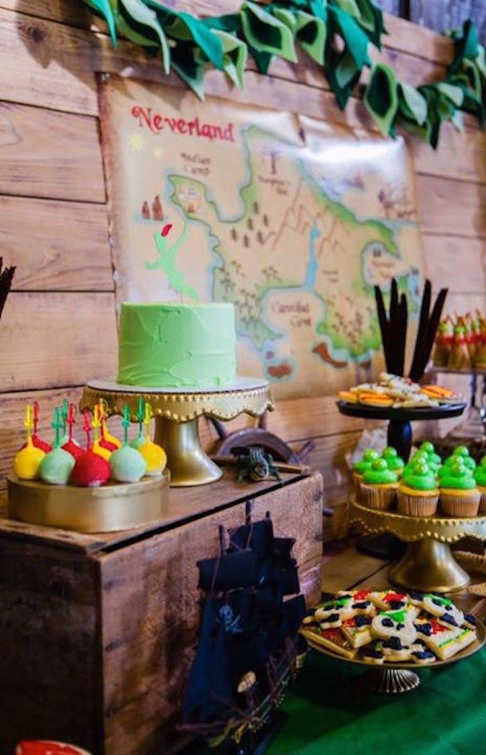 Peter Pan Birthday Party
 Kara s Party Ideas Neverland Peter Pan Tinkerbell Themed