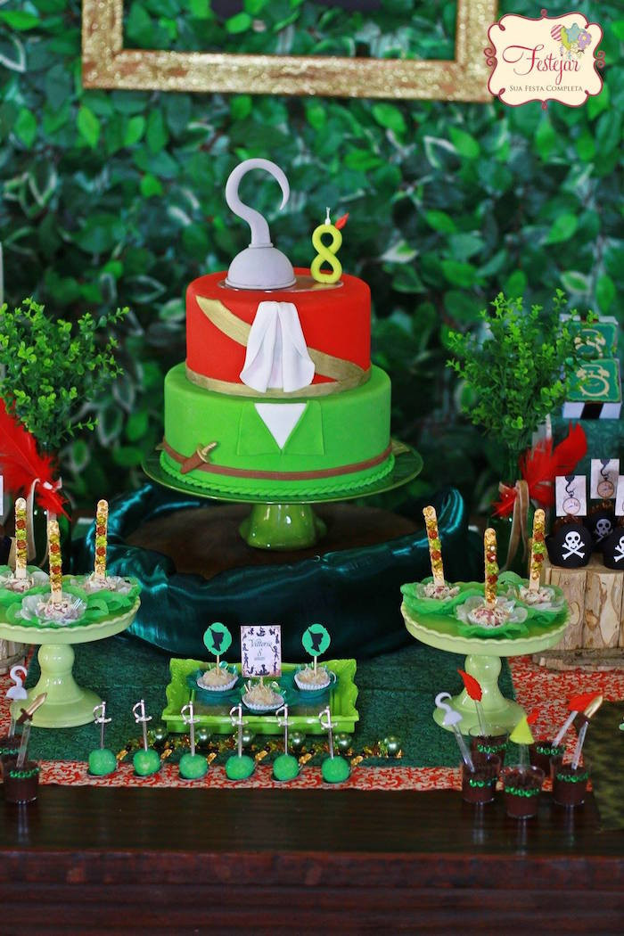 Peter Pan Birthday Party
 Kara s Party Ideas Peter Pan Themed Birthday Party via