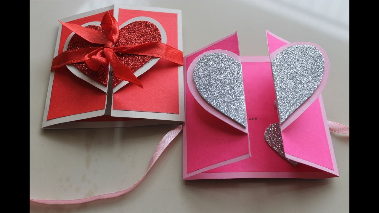 Photo Birthday Cards
 DIY Heart Greeting Card Handmade Card Tutorial