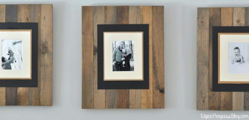 Photo On Wood DIY
 DIY Picture Frame Get the Rustic Weathered Pallet Look