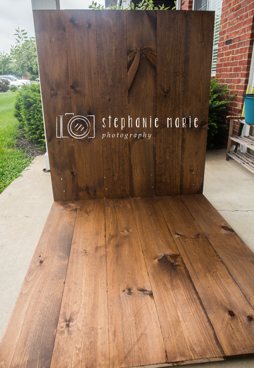 Photo On Wood DIY
 DIY Faux Hardwood Wall & Floor — Stephanie Marie