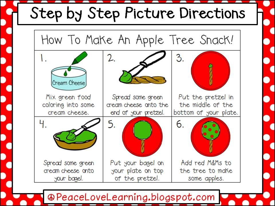 Picture Recipes For Kids
 Peace Love and Learning Some Delicious Apple Freebies