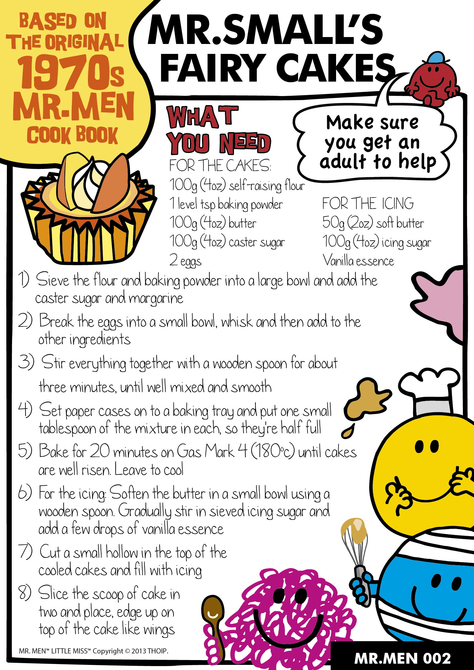 Picture Recipes For Kids
 Mr Men Themed Baking Ideas In The Playroom