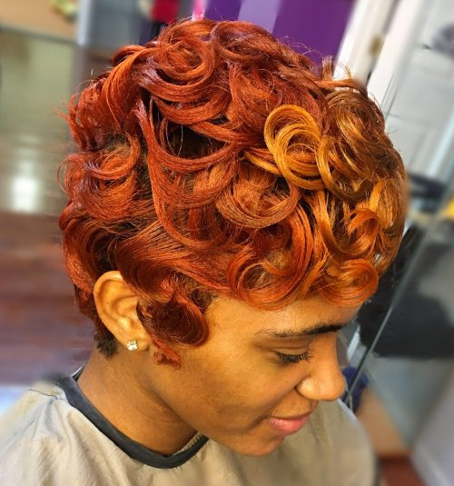 Pin Curl Hairstyles For Black Hair
 56 Popular Short Hairstyles for Black Women in 2018