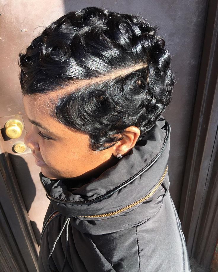 Pin Curl Hairstyles For Black Hair
 Ju POPPIN thecutlife modernsalon essencemag