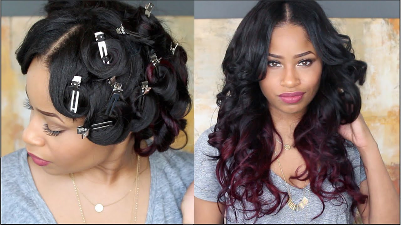 Pin Curl Hairstyles For Black Hair
 How To PIN CURL THAT HAIR