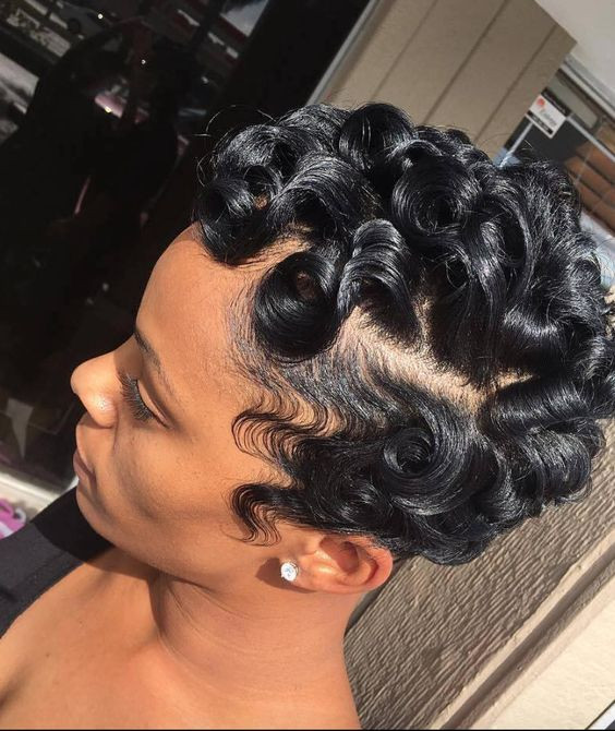 Pin Curl Hairstyles For Black Hair
 30 Glamorous Finger Wave Styles For Any Hair Length