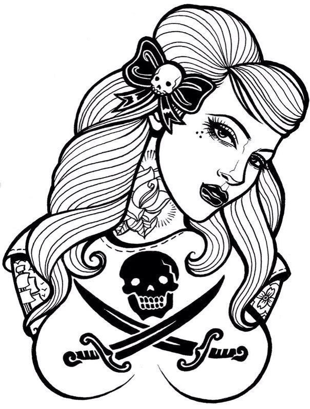 25 Best Ideas Pin Up Girls Coloring Book - Home, Family, Style and Art