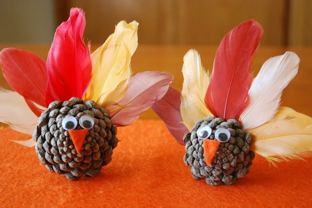 Pinecone Turkey Craft Kids
 Thanksgiving Ideas for Kids
