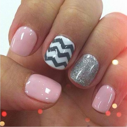 Pink And Grey Nail Designs
 15 Sizzling Summer Nail Trends artzycreations