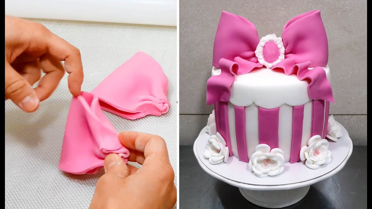 Pink Birthday Cakes
 Pink Gift Box Cake Birthday Cake Ideas by