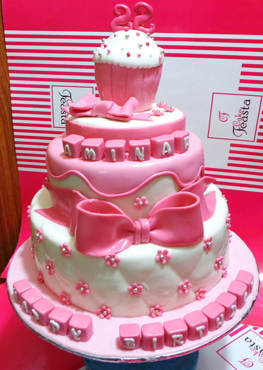 Pink Birthday Cakes
 Amazing Decorating Pink Birthday Cake Birthday cake for