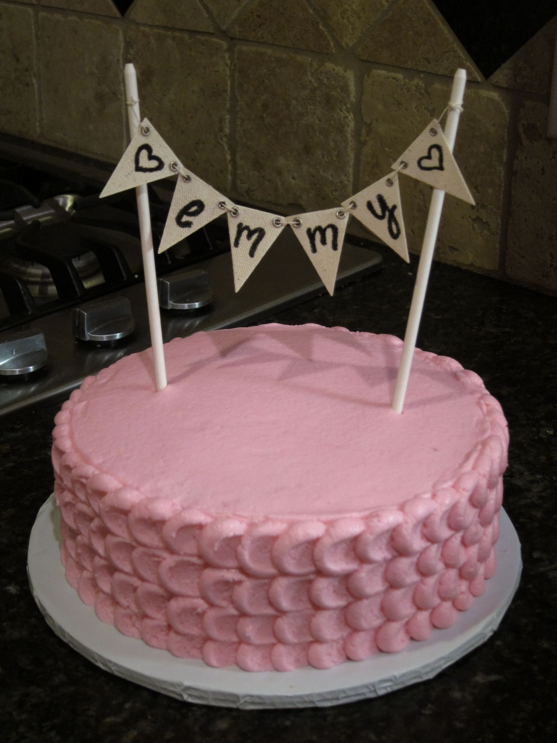 Pink Birthday Cakes
 Girly Pink Birthday Cake – The Sassy Apron