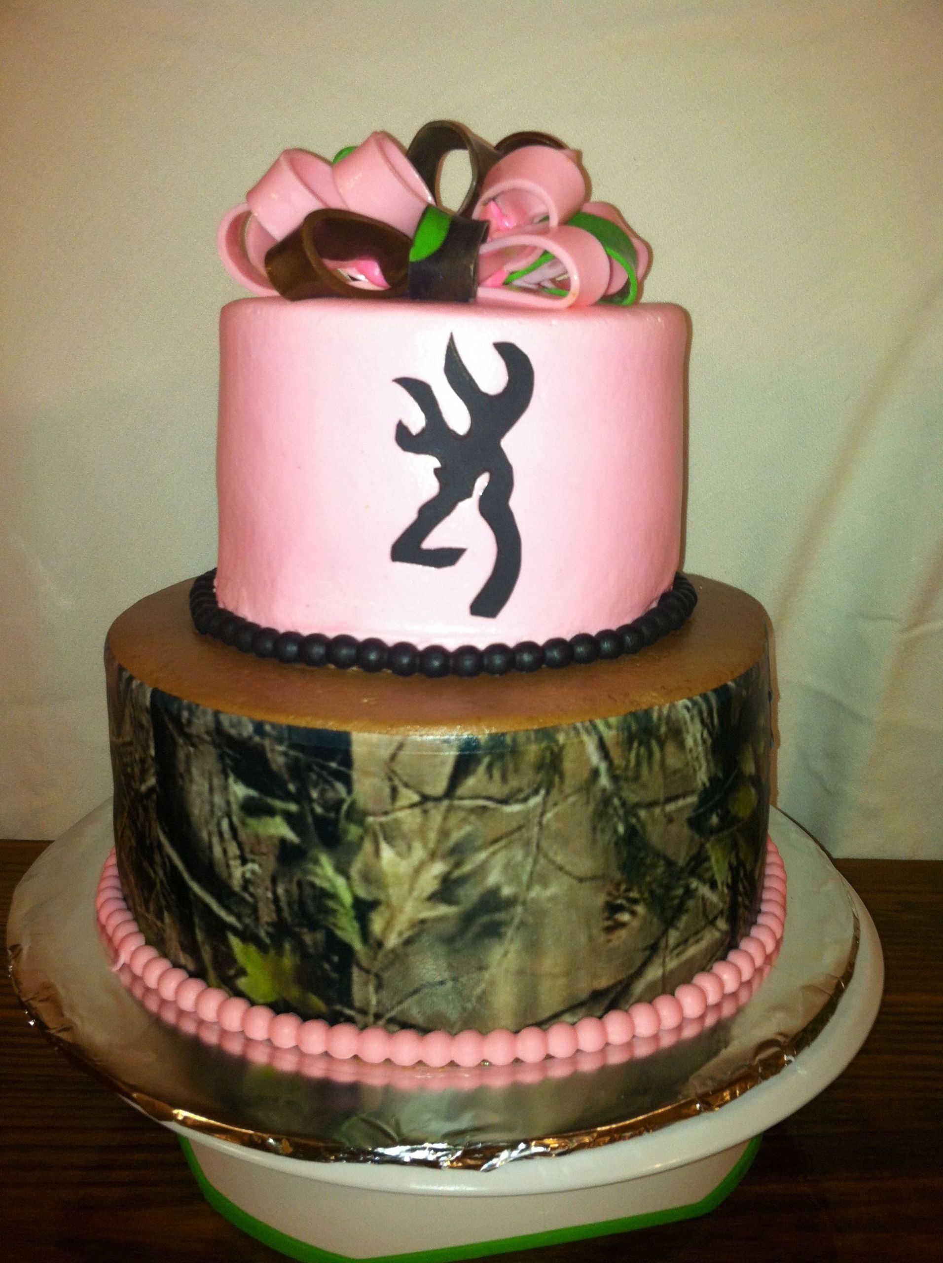 Pink Camouflage Birthday Party Ideas
 Pink & Camo cake