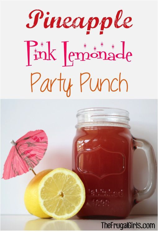 Pink Lemonade Punch Recipes For Baby Shower
 Pink Lemonade Punch Recipe for kids and adults So EASY to